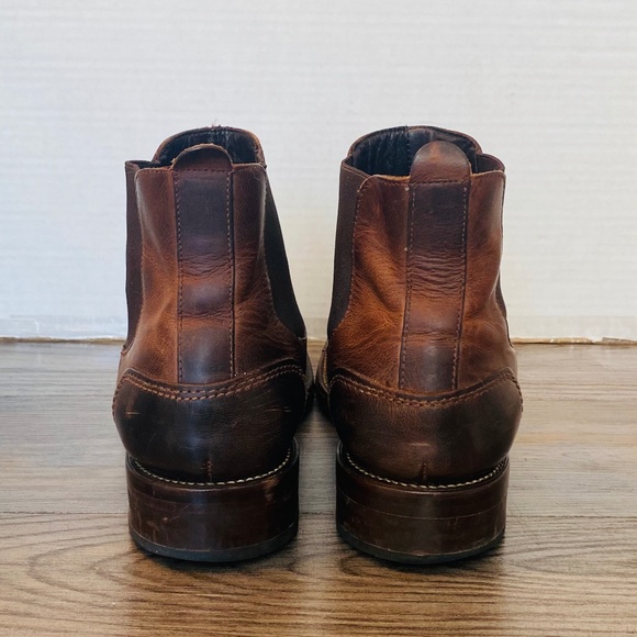 Wolverine 1000 Mile Montague, Mens Chelsea Brown Leather Boots, 8.5 D.